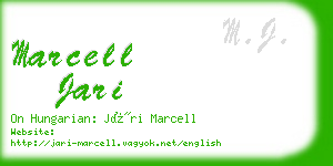 marcell jari business card